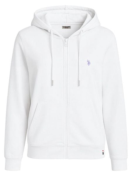 U.S. Polo Assn. Bluza w kolorze białym rozmiar: M. Białe bluzy U.S. Polo Assn., m, bez wzorów, bez ramiączek, bez kaptura. Za 188.40 zł.
