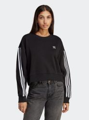 Adidas Bluza w kolorze czarnym rozmiar: M. Czarne bluzy adidas, m, bez wzorów, z bawełny, bez ramiączek, bez kaptura. Za 150.02 zł.