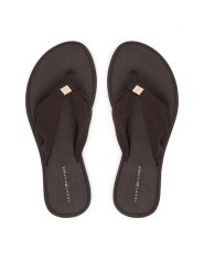 Tommy Hilfiger Japonki Th Scandi Soft Summer Sandal FW0FW09421 Brązowy. Brązowe japonki Tommy Hilfiger, bez wzorów, z materiału. Za 189.99 zł.
