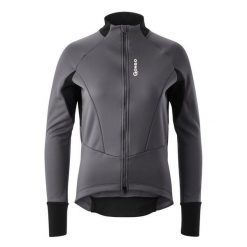 Kurtka softshell damska Gonso. Szare kurtki Gonso, bez wzorów, z softshellu, sportowe, bez kaptura. Za 650.50 zł.