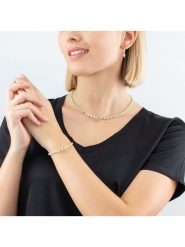 COEUR DE LION Naszyjnik z elementami ozdobnymi - dł. 42 cm rozmiar: onesize. Białe naszyjniki COEUR DE LION, z materiału, z perłą, szklane. Za 259.74 zł.