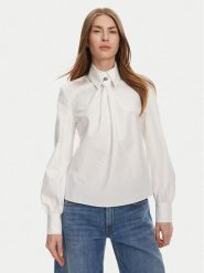 KARL LAGERFELD Koszula A2W11004 Biały Regular Fit. Białe koszule KARL LAGERFELD, bez wzorów, z bawełny, bez kołnierzyka, bez ramiączek. Za 779.99 zł.