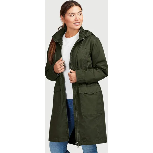 Parka z bawełny. Zielone płaszcze Cellbes, bez wzorów, z bawełny, z kapturem. Za 414.00 zł.