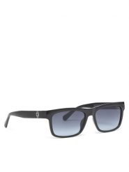 Guess Okulary przeciwsłoneczne GU00221 Czarny. Czarne okulary przeciwsłoneczne Guess, z aplikacjami, plastikowe. Za 499.99 zł.