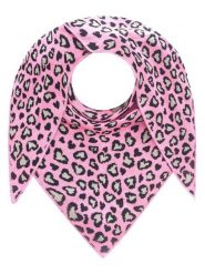 Zwillingsherz Chusta trójkątna w kolorze jasnoróżowo-czarnym - 200 x 100 cm rozmiar: onesize. Czarne chusty Zwillingsherz, bez wzorów, z bawełny. Za 113.99 zł.