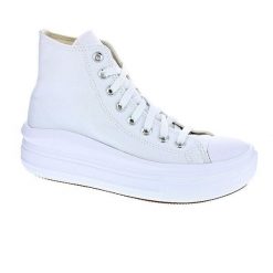 Trampki damskie Converse Chuck Taylor All Star Move Platform Hi. Białe buty sportowe lifestyle Converse, bez wzorów, retro, bez zapięcia. Za 378.55 zł.