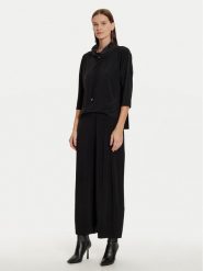 Joseph Ribkoff Kombinezon 243137 Czarny Loose Fit. Czarne sukienki Joseph Ribkoff, bez wzorów, z syntetyku, bez kołnierzyka, bez ramiączek. Za 589.99 zł.