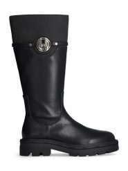 Liu Jo Botki w kolorze czarnym rozmiar: 39. Czarne botki Liu Jo, bez wzorów, z materiału, bez obcasa, bez zapięcia. Za 313.27 zł.