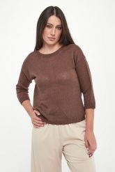Sweter damski lniany Cannone WEEKEND MAX MARA. Swetry Weekend Max Mara, s, bez wzorów, ze lnu, bez ramiączek. Za 999.00 zł.