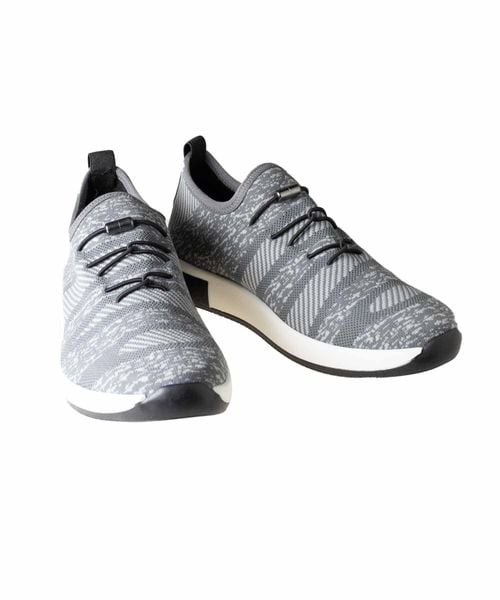 Buty damskie Leiko Fiord. Niebieskie buty trekkingowe Brubeck, bez wzorów, z dzianiny, bez zapięcia, trekkingowe. Za 129.00 zł.