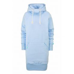 Bluza sportowa z kapturem damska DEEP TRIP Luzak. Niebieskie bluzy z kapturem DEEP TRIP, l, bez wzorów, z bawełny, z kapturem. Za 369.00 zł.