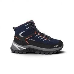 Buty trekkingowe damskie CMP Rigel 2.0 MID. Niebieskie buty trekkingowe CMP, z materiału, za kostkę, bez zapięcia. Za 588.00 zł.