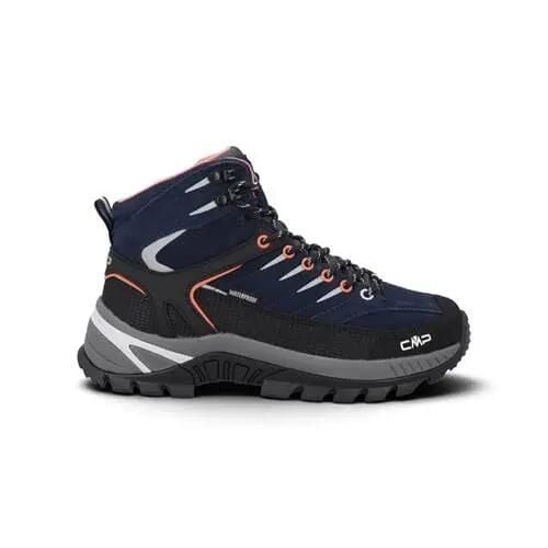 Buty trekkingowe damskie CMP Rigel 2.0 MID. Niebieskie buty trekkingowe CMP, z materiału, za kostkę, bez zapięcia. Za 588.00 zł.