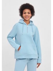 Bench Bluza w kolorze błękitnym rozmiar: 44. Niebieskie bluzy z kapturem Bench, bez wzorów, z kapturem. Za 131.95 zł.