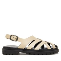 Sandały G-Star. Brązowe sandały G-Star, bez wzorów, retro, bez obcasa, na płaskiej podeszwie, bez zapięcia. Za 155.99 zł.