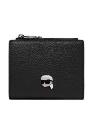 KARL LAGERFELD Portfel B4W32029 Czarny. Czarne portfele KARL LAGERFELD, bez wzorów, ze skóry. Za 429.99 zł.