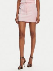 Juicy Couture Spódnica mini Heritage JCGGS125022G Różowy Slim Fit. Czerwone spódnice Juicy Couture, xs, bez wzorów, z bawełny, mini. Za 209.99 zł.