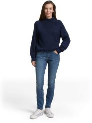 Tom Tailor Sweter w kolorze granatowym rozmiar: L. Niebieskie swetry Tom Tailor, l, bez wzorów, bez ramiączek. Za 93.07 zł.