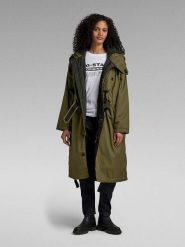 G-Star Parka w kolorze oliwkowym rozmiar: M. Zielone płaszcze G-Star, m, bez wzorów, z tkaniny, retro, bez kaptura. Za 682.45 zł.