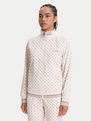 Guess Bluza V5YQ03 KB212 Écru Regular Fit. Bluzy Guess, l, z aplikacjami, z syntetyku, bez ramiączek, bez kaptura. Za 299.99 zł.