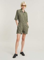 G-Star Kombinezon w kolorze khaki rozmiar: M. Brązowe kombinezony G-Star, m, bez wzorów, z wiskozy, klasyczne, bez kołnierzyka, bez ramiączek. Za 229.46 zł.