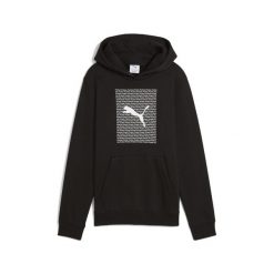 Młodzieżowa bluza z kapturem Essentials Logo Lab PUMA Black. Czarna bluzy Puma, m, bez wzorów, prążkowane, młodzieżowe, bez ramiączek, z kapturem. Za 234.50 zł.