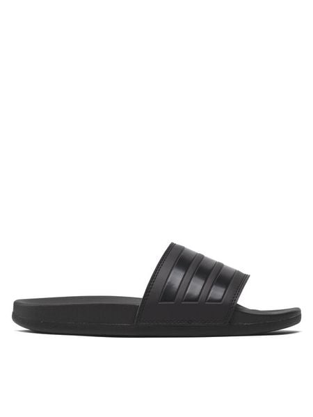 Adidas Klapki adilette Comfort GZ5896 Czarny. Czarne klapki adidas, bez wzorów, z syntetyku, sportowe, bez obcasa, bez zapięcia. Za 149.99 zł.