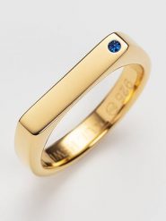 Paul Hewitt Pozłacany pierścionek z cyrkonią rozmiar: 52. Żółte pierścionki paul hewitt, z cyrkonią, pozłacane. Za 221.88 zł.