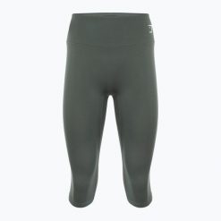 Legginsy treningowe damskie Gymshark Training Cropped. Zielone legginsy Gymshark, bez wzorów, sportowe. Za 94.99 zł.