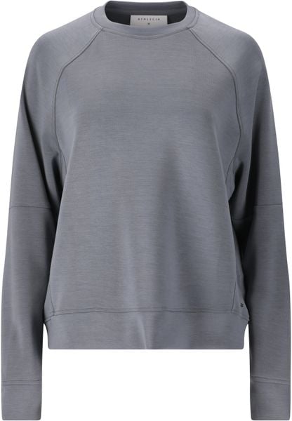 Bluza damska Athlecia Jacey. Szare bluzy z kapturem Endurance, l, bez wzorów, z materiału, bez kaptura, na fitness i siłownię. Za 232.50 zł.