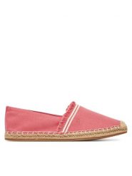 Tommy Hilfiger Espadryle Fringe Canvas Closed Espadrille FW0FW08881 Różowy. Czerwone espadryle Tommy Hilfiger, bez wzorów, z materiału, bez obcasa. Za 309.99 zł.