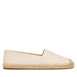 Espadryle LAUREN RALPH LAUREN. Białe espadryle Lauren Ralph Lauren, bez wzorów, bez obcasa. Za 618.99 zł.