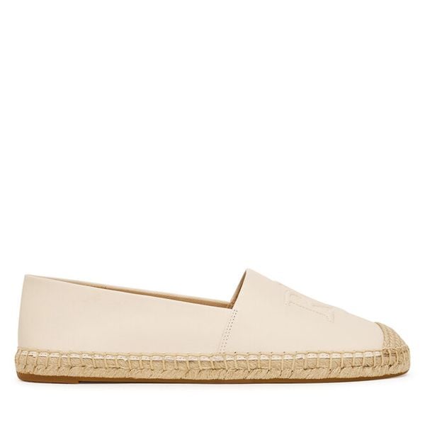 Espadryle LAUREN RALPH LAUREN. Białe espadryle Lauren Ralph Lauren, bez wzorów, bez obcasa. Za 619.99 zł.