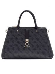 Guess Torebka w kolorze czarnym - 36 x 21 x 11 cm rozmiar: onesize. Czarne torebki klasyczne Guess, z aplikacjami, z materiału, bez dodatków. Za 404.99 zł.