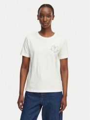 Gant T-Shirt 4201440 Biały Regular Fit. Białe t-shirty Gant, s, bez wzorów, z bawełny, bez kołnierzyka, bez ramiączek. Za 231.99 zł.