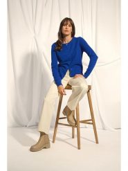 Just Cashmere Kaszmirowy kardigan "Katharine" w kolorze niebieskim rozmiar: L. Niebieskie swetry Just Cashmere, l, bez wzorów, z kaszmiru, bez ramiączek. Za 404.45 zł.