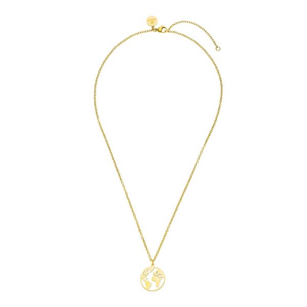 Purelei Purelei Naszyjnik World Map Naszyjniki 1 ct Damski. Czerwone naszyjniki Purelei, z materiału, pozłacane. Za 143.49 zł.