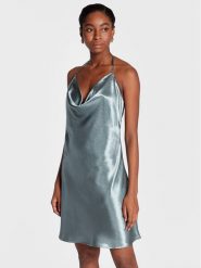Guess Sukienka koktajlowa Taryn W2BK99 WECV2 Zielony Regular Fit. Zielone sukienki Guess, m, z aplikacjami, z syntetyku, wizytowe, bez kołnierzyka, bez ramiączek. Za 359.99 zł.