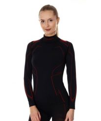 Bluza damska motocyklowa Brubeck COOLER. Czarne bluzy bez kaptura Brubeck, m, bez wzorów, z dzianiny, bez kaptura, rowerowe. Za 184.99 zł.