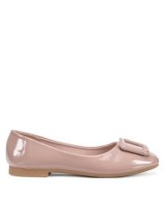 Clara Barson Baleriny WFA3513-1 Beżowy. Brązowe baleriny Clara Barson, bez wzorów, z materiału, bez obcasa, bez zapięcia. Za 69.99 zł.