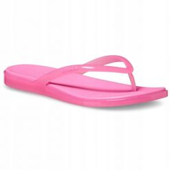 Japonki Dla Dorosłych Crocs Miami Jelly Round Toe Flip. Szare japonki Crocs, bez wzorów, z materiału. Za 169.99 zł.