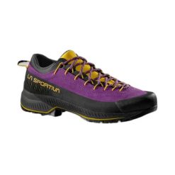 Buty podejściowe damskie La Sportiva TX4 Evo. Fioletowe buty trekkingowe La Sportiva, bez wzorów, z gumy, bez zapięcia, trekkingowe. Za 861.45 zł.