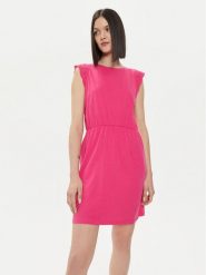 Vero Moda Sukienka letnia Emily 10305216 Różowy Regular Fit. Czerwone sukienki Vero Moda, xl, bez wzorów, z bawełny, bez kołnierzyka, bez ramiączek. Za 89.99 zł.
