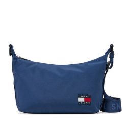 Torebka Tommy Jeans. Niebieskie torebki klasyczne Tommy Jeans, bez wzorów, z jeansu, klasyczne, bez dodatków. Za 159.99 zł.