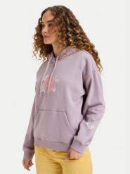 Roxy Bluza Perfect Place Brushed ERJFT05032 Fioletowy Regular Fit. Fioletowe bluzy Roxy, s, bez wzorów, z bawełny, bez ramiączek, bez kaptura. Za 259.99 zł.