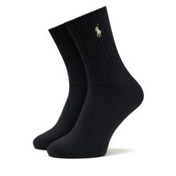 Skarpety wysokie damskie Polo Ralph Lauren. Czarne skarpetki Polo Ralph Lauren, bez wzorów. Za 79.99 zł.