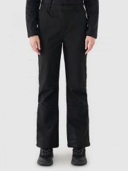 4F Spodnie trekkingowe w kolorze czarnym rozmiar: M. Czarne spodnie dresowe 4f, bez wzorów, outdoorowe. Za 195.77 zł.