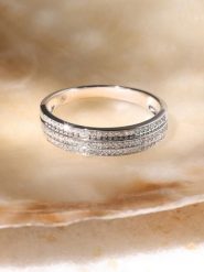 DIAMANTA Złoty pierścionek "Athéna" z diamentami rozmiar: 56. Szare pierścionki DIAMANTA, z diamentem, złote. Za 1,919.95 zł.