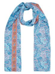 Ipanima Szal w kolorze niebieskim - 180 x 100 cm rozmiar: onesize. Niebieskie szaliki i kominy Ipanima, bez wzorów, z materiału. Za 17.99 zł.