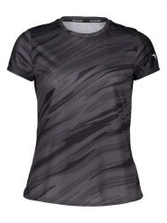 Mizuno Koszulka sportowa "Impulse Core" w kolorze szaro-czarnym rozmiar: M. Czarne t-shirty sportowe Mizuno, m, bez wzorów, bez ramiączek, outdoorowe. Za 70.41 zł.